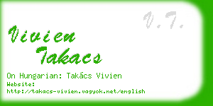vivien takacs business card